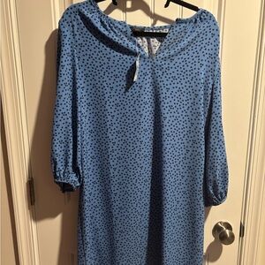 Blue Polka Dot Dress